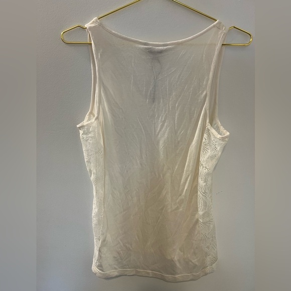 7 For All Mankind White Lace Tank - Picture 6 of 7